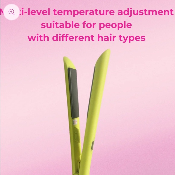 Miel Beauty Professional Hair Straightener in Neon Yellow. New in box! - Picture 5 of 6